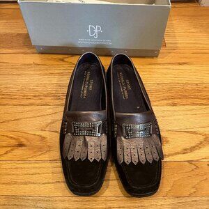 Suede loafers, passed down and barely used